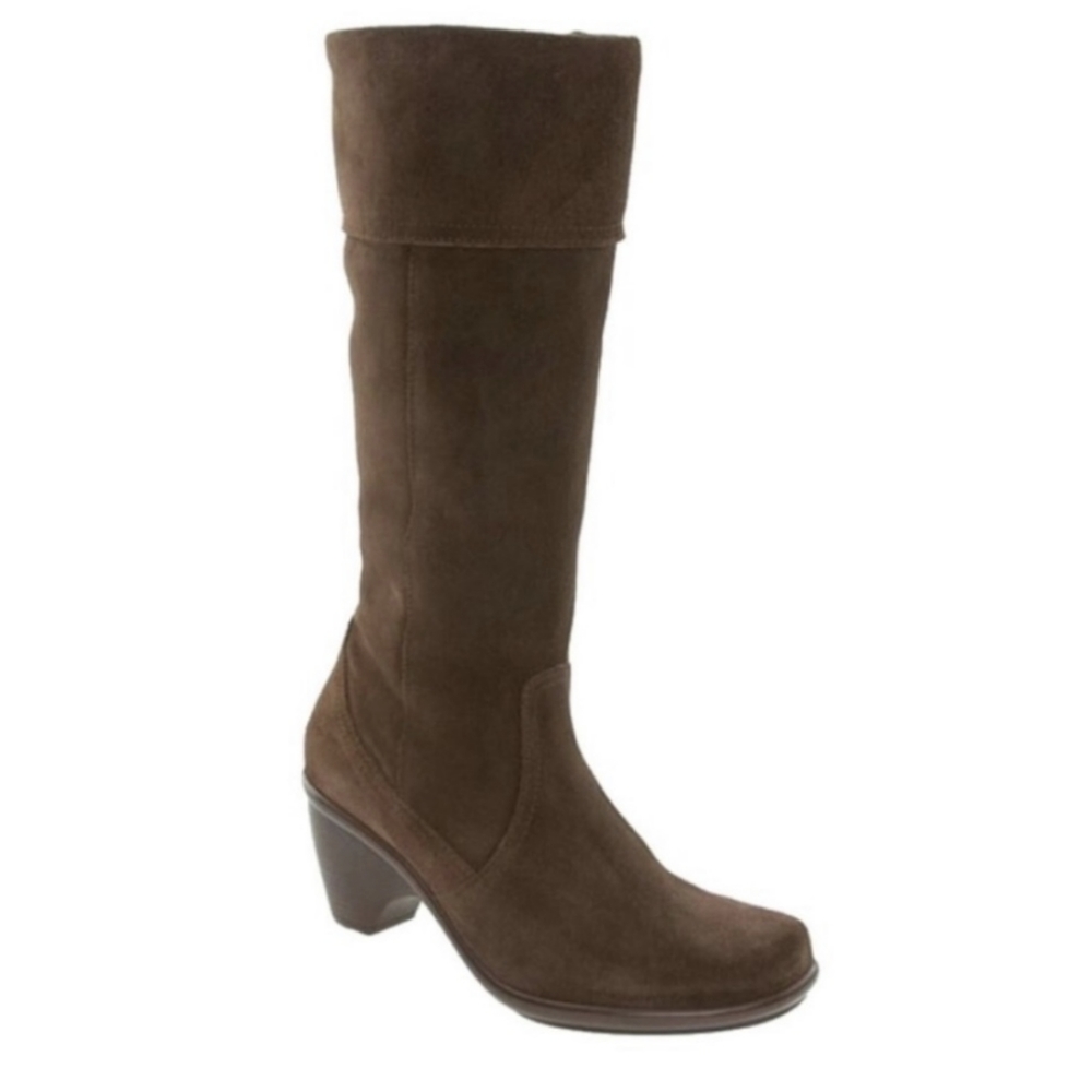 DANSKO Risa Brown Tall Suede Boots Sz 41 10.5 11